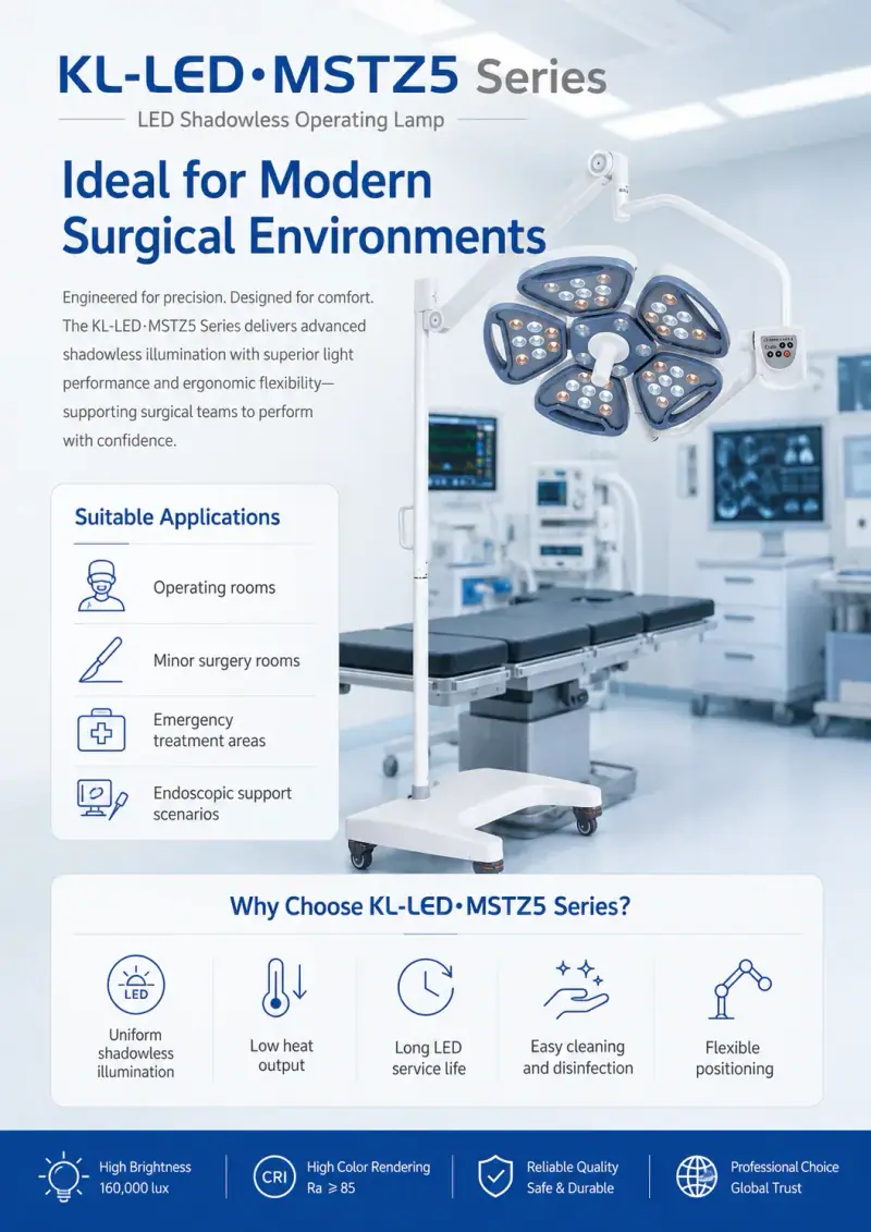 KL-LED-MSTZ5 removable sterile handle sheath close-up