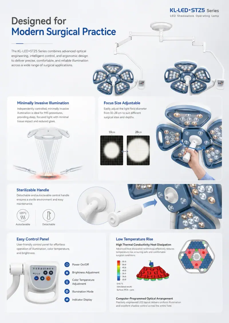 KL-LED-STZ5 heat dissipation module and streamlined lamp body