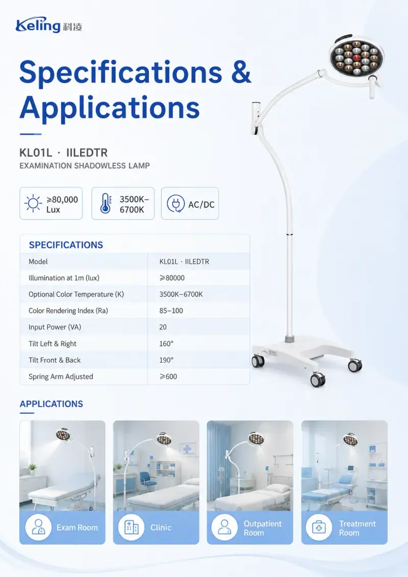 KL01L-IILEDTR AC/DC mobile variant with battery base