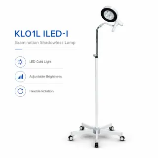 Keling KL01L-ILED-I modern design LED examination shadowless lamp on mobile base