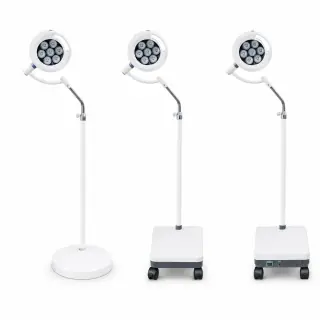 Keling KL01L-ILED compact LED examination shadowless lamp on stationary round base