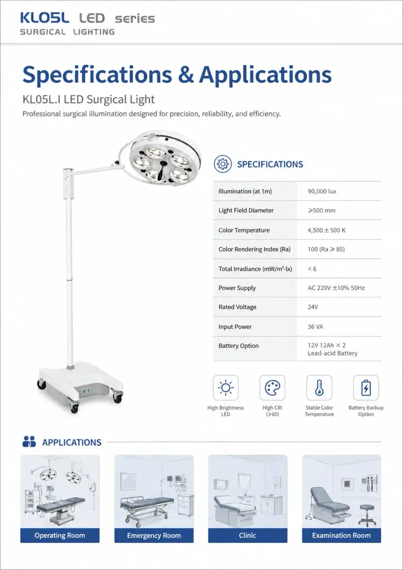 KL05L.III LED wall-mounted variant side view
